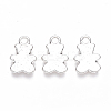 Tibetan Style Alloy Pendants X-TIBEP-S319-096AS-RS-2