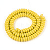 Opaque Spray Painted Glass Beads X-GLAA-ZX008-8mm-18K-2