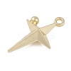 Golden Alloy Pendants PALLOY-U003-09G-09-2