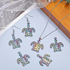 CHGCRAFT Plated Alloy Pendants FIND-CA0008-28-5