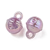 UV Plating Rainbow Iridescent Acrylic Pendants OACR-P010-19C-2