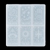 The Sun/Star/World Tarot Card DIY Pendant Silicone Molds Set DIY-A046-04-4