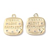 Brass Micro Pave Cubic Zirconia Pendants KK-F867-05G-1