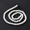 Electroplate Opaque Solid Color Glass Beads Strands LS-EGLA-A044-P3mm-L01-3