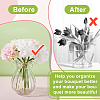 4Pcs 2 Colors Stainless Steel Flower Arrangement Insert Lids FIND-GA0003-95-6