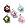 Alloy Enamel Pendants FIND-Z117-11G-2