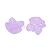 Frosted Transparent Acrylic Beads X1-OACR-P029-18B-04-2