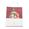 Christmas Theme Kraft Paper Bags ABAG-H104-D05-5