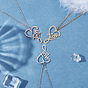 12Pcs 3 Colors 304 Stainless Steel Pendants STAS-UN0026-61-3