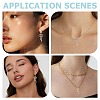 16Pcs 2 Colors Rack Plating Brass Micro Pave Cubic Zirconia Pandants KK-ME0001-01-5
