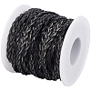 10M Flat Braided Imitation Leather Cords LC-CL0001-04A-6