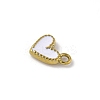 304 Stainless Steel Enamel Charms STAS-P408-03G-2