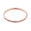 Ion Plating(IP) 304 Stainless Steel Micro Pave Clear Cubic Zirconia Finger Rings RJEW-B068-01C-RG-2