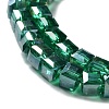 Electroplate Glass Bead Strands EGLA-J028-4x4mm-AB14-4