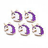 Alloy Enamel Pendants ENAM-S130-20D-1