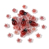 20Pcs Handmade Millefiori Glass Flower Beads LAMP-YW0001-59-1