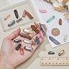 26Pcs 13 Colors Electroplated Natural Quartz Crystal Beads G-NB0005-91-3