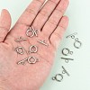 Tarnish Resistant 304 Stainless Steel Toggle Clasps X-STAS-F114-04P-B-4