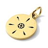 304 Stainless Steel Charms STAS-C097-46G-03-2