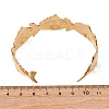 Marine 304 Stainless Steel Cuff Bangles for Women BJEW-Z147-01G-01-3