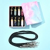 DIY Natural Gemstone & Waxed Cord Necklace Making Kits DIY-FS0008-04A-6