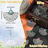 30Pcs Resin Imitation Turquoise Pendants RESI-CJ0003-68-2
