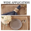 Braided Jute and Lace Non-Slip Insulation Pad LS-AJEW-WH0066-01-6