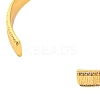 Star Rack Plating Brass Micro Pave Cubic Zirconia Cuff Bracelets for Women BJEW-M040-11G-3