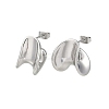 304 Stainless Steel Stud Earrings for Women EJEW-K281-29P-1
