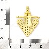 Brass Pendants with Cubic Zirconia KK-D536-07G-3