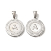 304 Stainless Steel Pendants STAS-I204-A-P-1