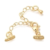 Brass Lobster Claw Clasps KK-K388-61G-1