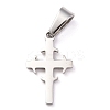 Tarnish Resistant 304 Stainless Steel Pendants STAS-P253-06P-1