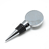 Zinc Alloy Wine Bottle Stoppers Cabochon Settings MAK-R022-03-2