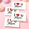 4Pcs Kraft Paper Greeting Cards AJEW-FS0001-30C-7
