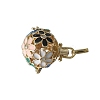 Brass Enamel Cage Pendants BOTT-PW0001-082B-07-2