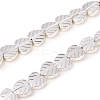 Electroplated Non-magnetic Synthetic Hematite Beads Strands G-F682-08-S-1