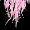 Iron Woven Web/Net with Feather Pendant Decorations LS-AJEW-P097-02-4