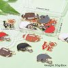 16Pcs 8 Style Alloy Enamel Pendants ENAM-CJ0005-79-10