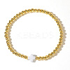 Brass Round Beaded Bracelets for Women SB9067-14-1
