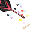 280Pcs 7 Colors Silicone O-Ring Stoppers FIND-CA0006-93-3