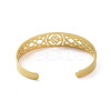 304 Stainless Steel Cuff Bangles BJEW-M234-03G-3