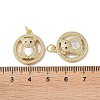 Brass Micro Pave Cubic Zirconia Pendants KK-B083-39D-G-3