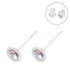Hypoallergenic Bioceramics Zirconia Ceramic Stud Earrings EJEW-C111-04B-1