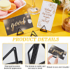 38Pcs Mini Iron Place Card Holders AJEW-CP0007-81B-6