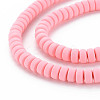 Handmade Polymer Clay Beads Strands CLAY-N008-118-4