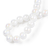Electroplate Opaque Glass Beads Strands LS-GLAA-T032-P10mm-AB02-5