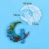 DIY Food Grade Silhouette Silicone Moon with Cat Pendant Molds PW-WG93148-02-1