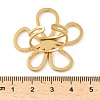 304 Stainless Steel Open Cuff Rings for Women LS-RJEW-U060-04A-G-3