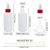 BENECREAT Plastic Glue Bottles MRMJ-BC0002-77-2